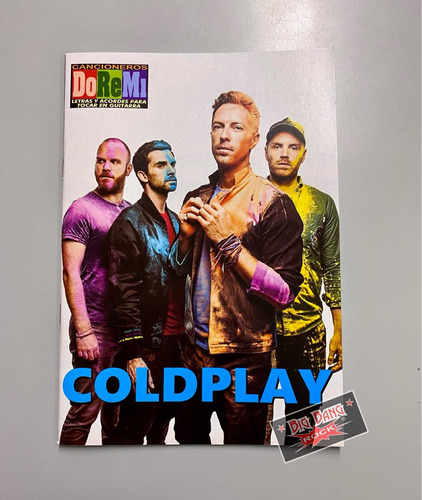 Cancionero Coldplay Para Guitarra ( Eshop Big Bang Rock )