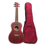 Ukulele Bamboo Concierto Elemento Fuego Con Funda U-23-fuego