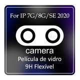Película Câmera Traseira Para iPhone 7 8 Se 4.7 + Capa Borda