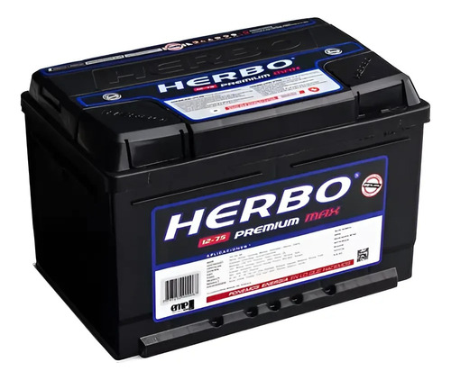 Batería De Auto - Herbo - 12x75 Premium Max Instalación Inc