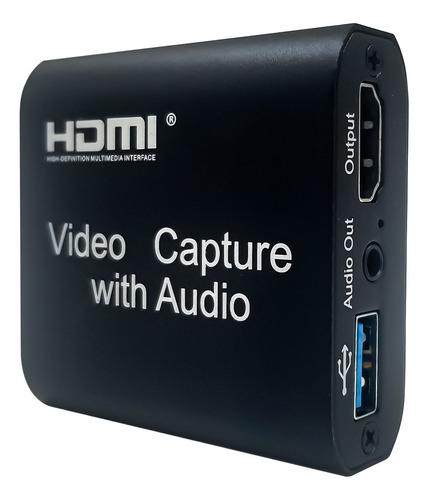 Capturadora De Video Usb 3.0 To Hdmi 4k Con Loop Y Audio