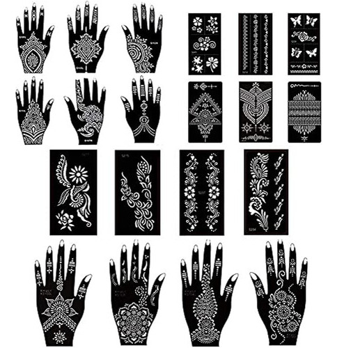 Tinta Para Tatuaje Plantillas Para Tatuajes De Henna/templos