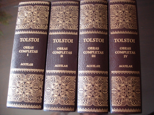 Tolstoi Obras Completas Aguilar 4 Tomos E N V I O S