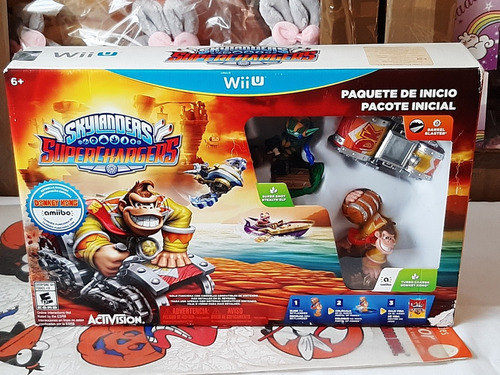 Skylanders Superchargers,wii U,donkey Kong,paquete De Inicio