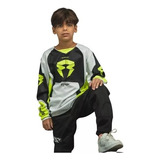 Conjunto Equipo Motocross Niño Rpm 1997 Series Kids Top Rac