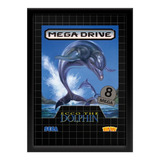 Quadro Capa Ecco The Dolphin Sega Mega Drive Tectoy 33x45cm