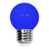 Foco Led 1w Color G45 Philco E26 Decorativo-reuniones-evento Color De La Luz Azul