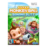 Jogo Super Monkey Ball Banana Blitz Wii Ntsc-us