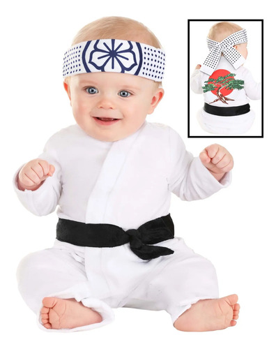 Disfraz De Karate Kid Cobra Kai Daniel San Para Niños Bebes Envio Gratis