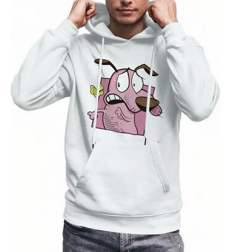 Sudadera Coraje Mariposa Perro Cobarde 2w Aww