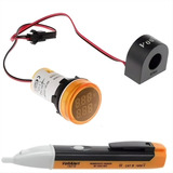Medidor Voltaje Y Corriente 100-300vac + Detector Voltaje Ac