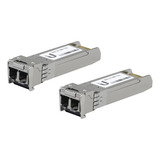 Módulo Sfp+ 10g Minigibic Multimodo 10 Gbps 300m Lc 2 Piezas