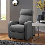Tuoze Recliner Chair Ergonomic Adjustable Single Fabric Sofa