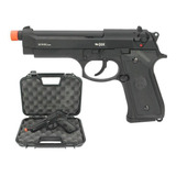 Pistola De Airsoft Gas Gbb Green Gás M92 Blowback Full