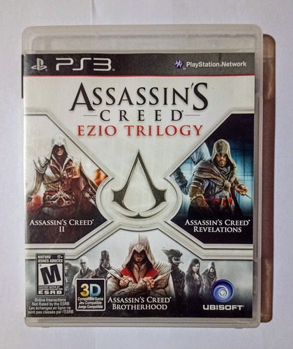 Assasins Creed Ezio Trilogy Ps3 Fisico Como Nuevo!