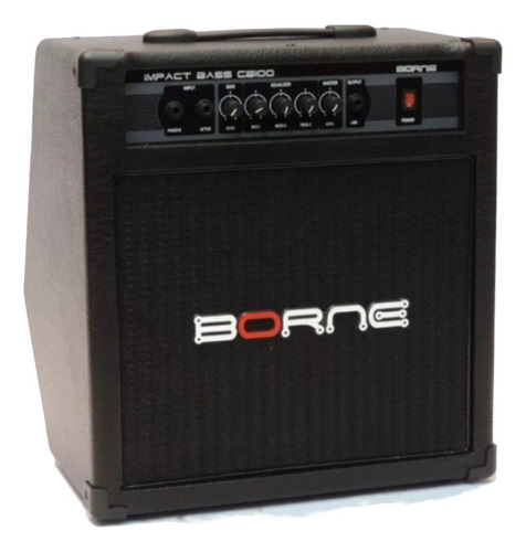 Amplificador Borne Impact Bass Cb100 70w Preto 110v/220v