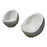 2 Sillones De Fibra De Vidrio Exterior Modelo Palta Plasmar