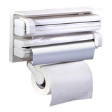 Dispensador Triple De Soporte Alusa Papel Nova Aluminio 