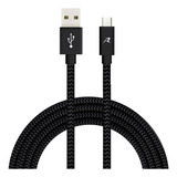 Redlemon Cable Usb C De Nylon Ultra Resistente Extra Largo (3 Metros), Para Smartphone, Tablet, Laptop, Nintendo Switch Y Pc, Compatible Con Dispositivos De Carga Rápida