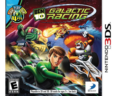 Ben 10 Galactic Racing 3ds Usado