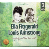 Ella Fitzgerald & Louis Armstrong Unforgettable 3cd's Pack