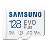 Cartão De Memória Samsung Evo Plus 128gb C10 A2 V30 4k + Ada