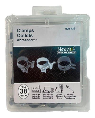 Kit De 38 Abrazaderas De Alta Presion Automotriz Industrial