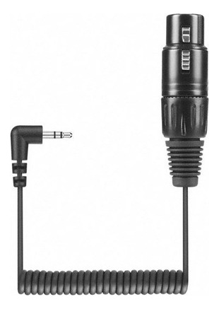 Adaptador Sennheiser Ka600 Plug 3.5mm A Xlr Macho Color Negro