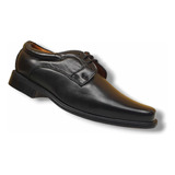 Zapato Vogatti Hombre 1607 Piel Negro Cómodo Casual 