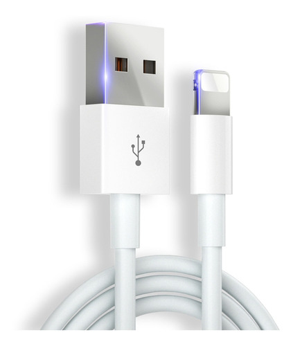 Cable Cargador Compatible Usb Lightning iPhone iPad 100cm 