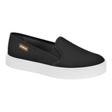 Tênis Feminino Moleca Sem Cadarço Sola Alta Slip On Casual