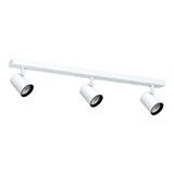 Barral Aplique Riel 3 Luces Gu10 Led Minimalista 60cm