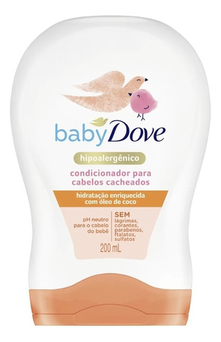 Acondicionador Rizos Baby Dove Hipoalergenico Importado 