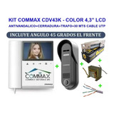 Kit Commax Portero Electrico Visor Cdv 43k Antivandalico 