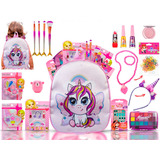 Conjunto Maquiagem Infantil Com Mochila Completo Bz135