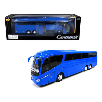 Cararama 1:50 Autobús Scania Irizar Pb Color Azul | Envío gratis