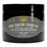 Cera Fijación Fuerte Vip 4 Oz Para Cabello Y Barba Charle´s