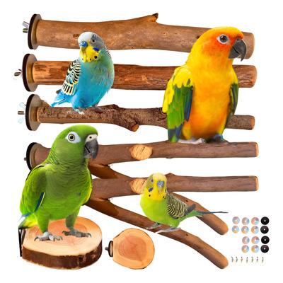 7 Percha Juguete Para Loros Pajaros Aves Periquitos Jaula | Meses sin interés