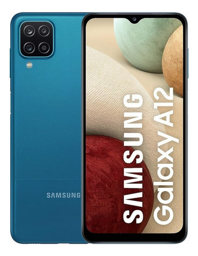 Celular Samsung Galaxy A12 Sm-a125 64gb Azul Refabricado