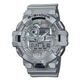 Reloj Casio G-shock Retrofuturista Plateado Ga-700ff-8a