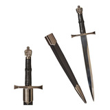 Espada Corta Estilo Occidental De Daga Medieval Cruz Templar
