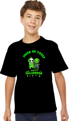 Playera Niños Grinch Y Jack Hallowen