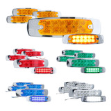 4 Plafon 12 Led Tipo Peter Laterales Remolque Caja Trailer F