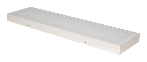 Painel Plafon Retangular Luminária Sobrepor Led 20w 60x15cm