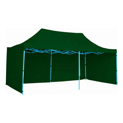 Toldo Plegable Con Paredes Laterales Lona Y Estructura 3x6 Verde Oscuro | Meses sin interés