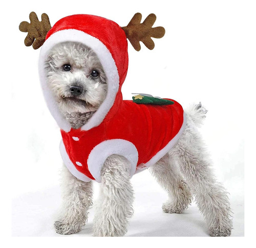 Disfraz De Navidad Para Perro Mascota Ropa Para Perros