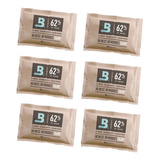 6 Sobres Boveda Pack 62% 67gr Control Humedad 2 Vias 