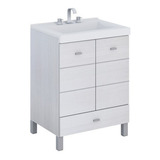 Vanitory De Pie Schneider Terra Matrix Blanco 60cm V60tm Txb