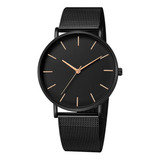 Relojes Simples Ultra Delgados Moda Minimalista Para Hombres