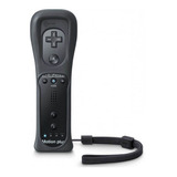 Controle Sem Fio Para Nintendo Wii E Wii U Preto